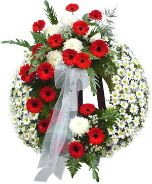 Rowe Funeral Home | Gerbera Wreath