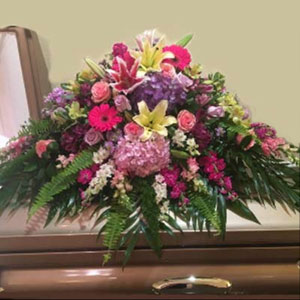 Morristown Florist | Bright Casket Spray